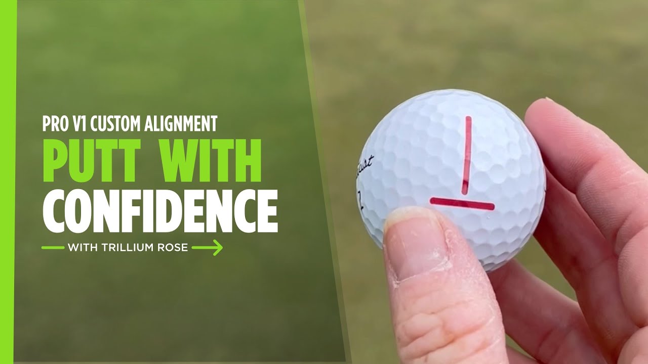 Titleist Tips Better Putting With Custom Alignment Pro V1 Golf