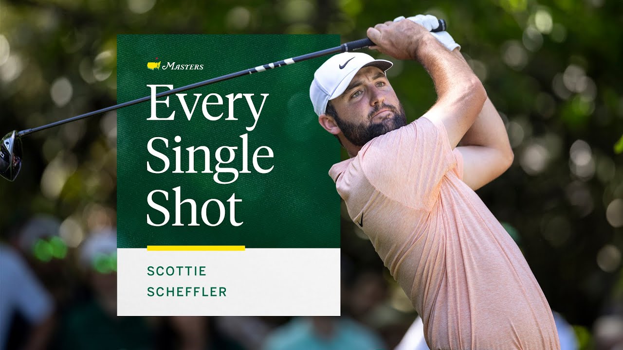 Scottie Scheffler's Final Round Every Single Shot The Masters