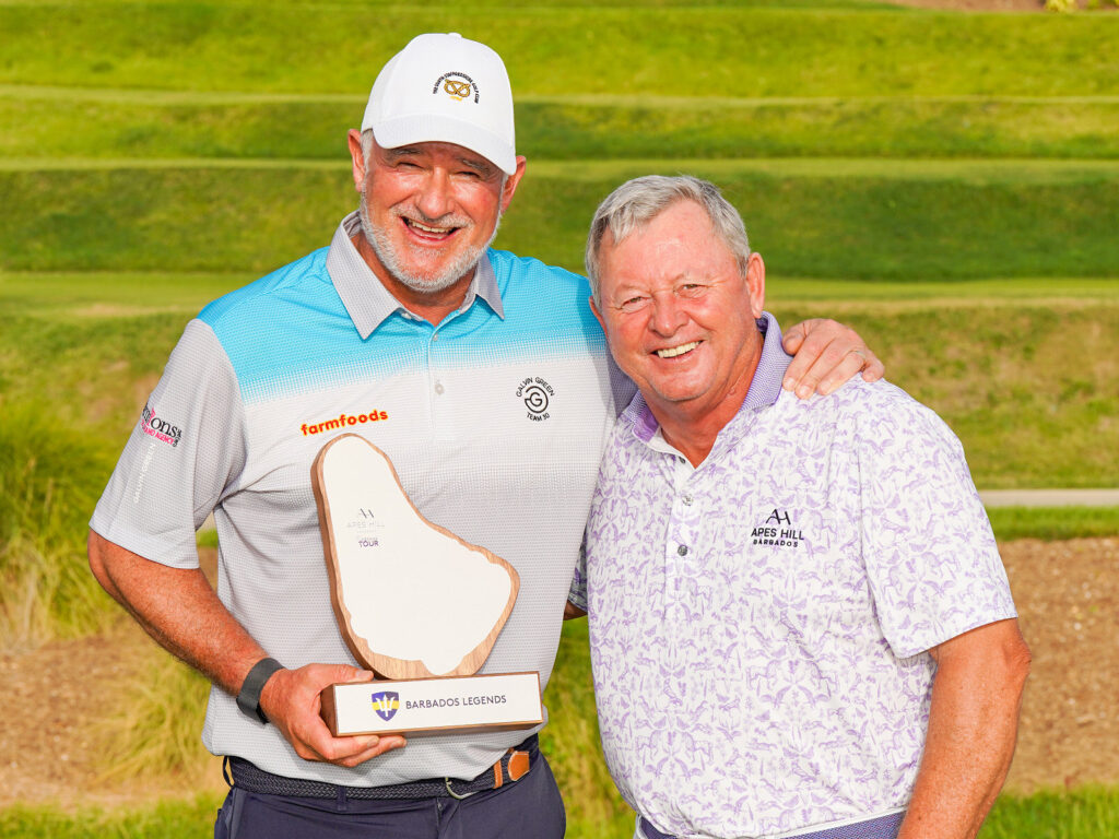 Peter Baker won four tournaments on the Legends Tour in 2023, on his way to lifting last year’s Order Of Merit trophy.