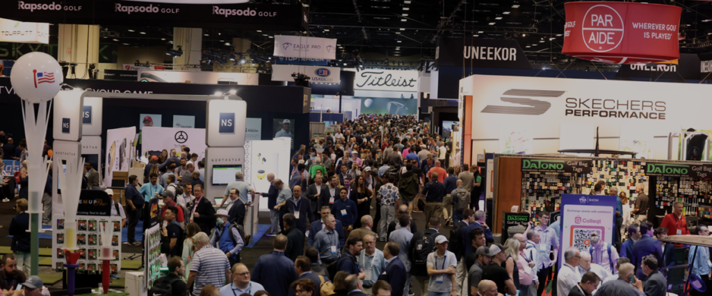 Show Floor grows significantly and number of exhibits again exceeds previous year, while industry registration is ahead YOY as industry capitalizes on continued growth in golf participation.