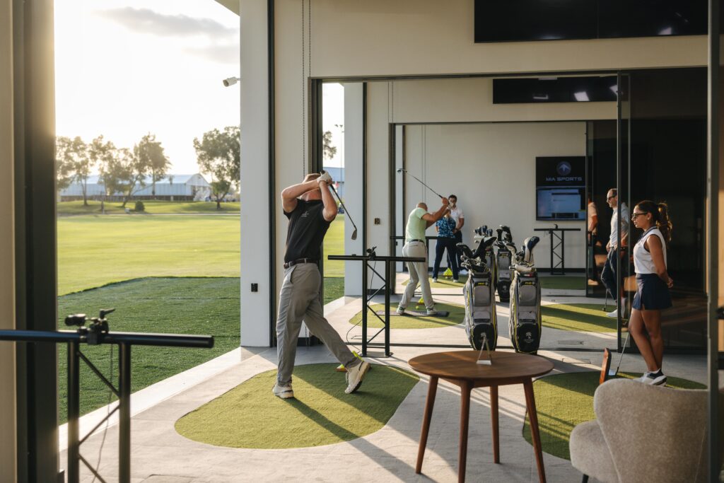 The newly upgraded academy features a purpose-built building housing cutting-edge Swing Studios, a Simulator Studio, and a Putting Studio.