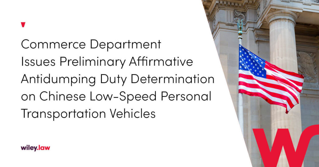 Today’s determination establishes the preliminary duty margins in the dumping portion of this investigation.